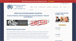 Desktop Screenshot of debtcollectionsagencyhouston.com